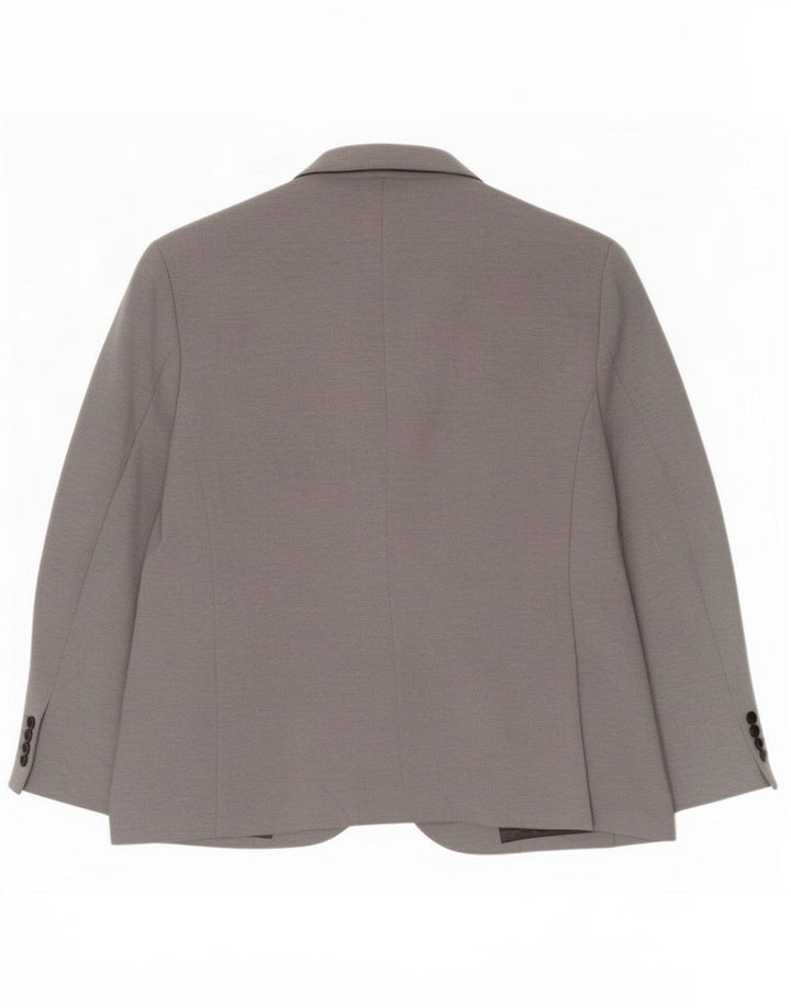 Giacca blazer a 2 bottoni Marks & Spencer da uomo UK 48 2XL Poliammide grigia