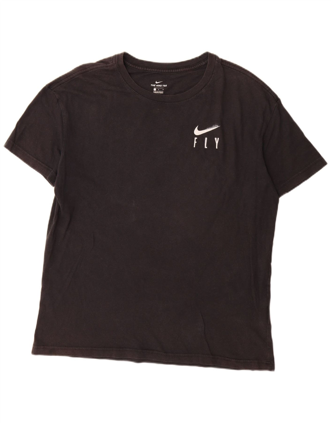 T-shirt grafica da uomo Nike Top grande in cotone nero