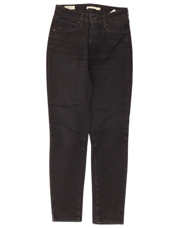 Jeans skinny a vita alta Levi's 721 da donna W28 L28 cotone nero