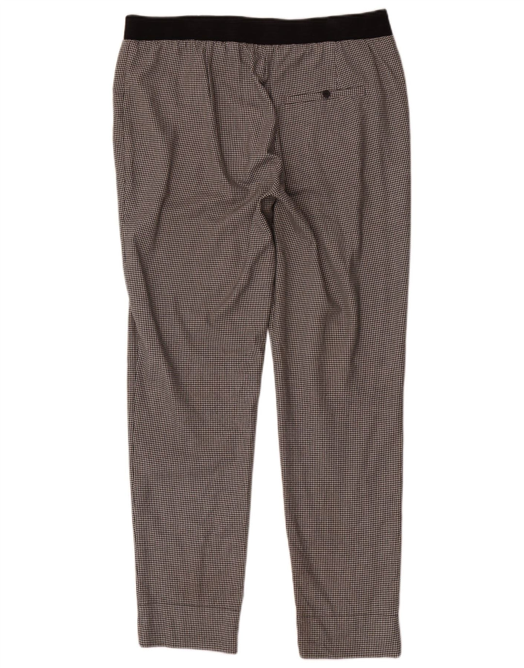 Pantaloni affusolati Zara Trafaluc da donna medi W30 L30 pied de poule neri