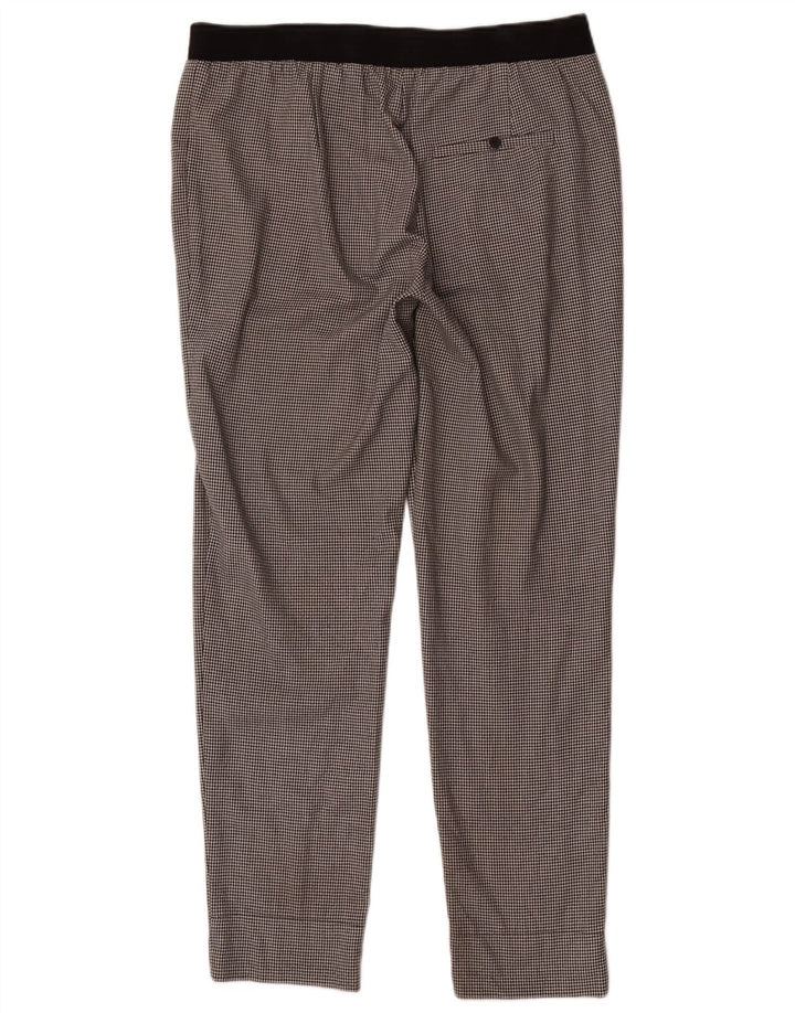 Pantaloni affusolati Zara Trafaluc da donna medi W30 L30 pied de poule neri