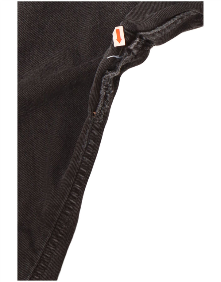 Levi's Uomo 501 Jeans dritti invecchiati W36 L26 Neri
