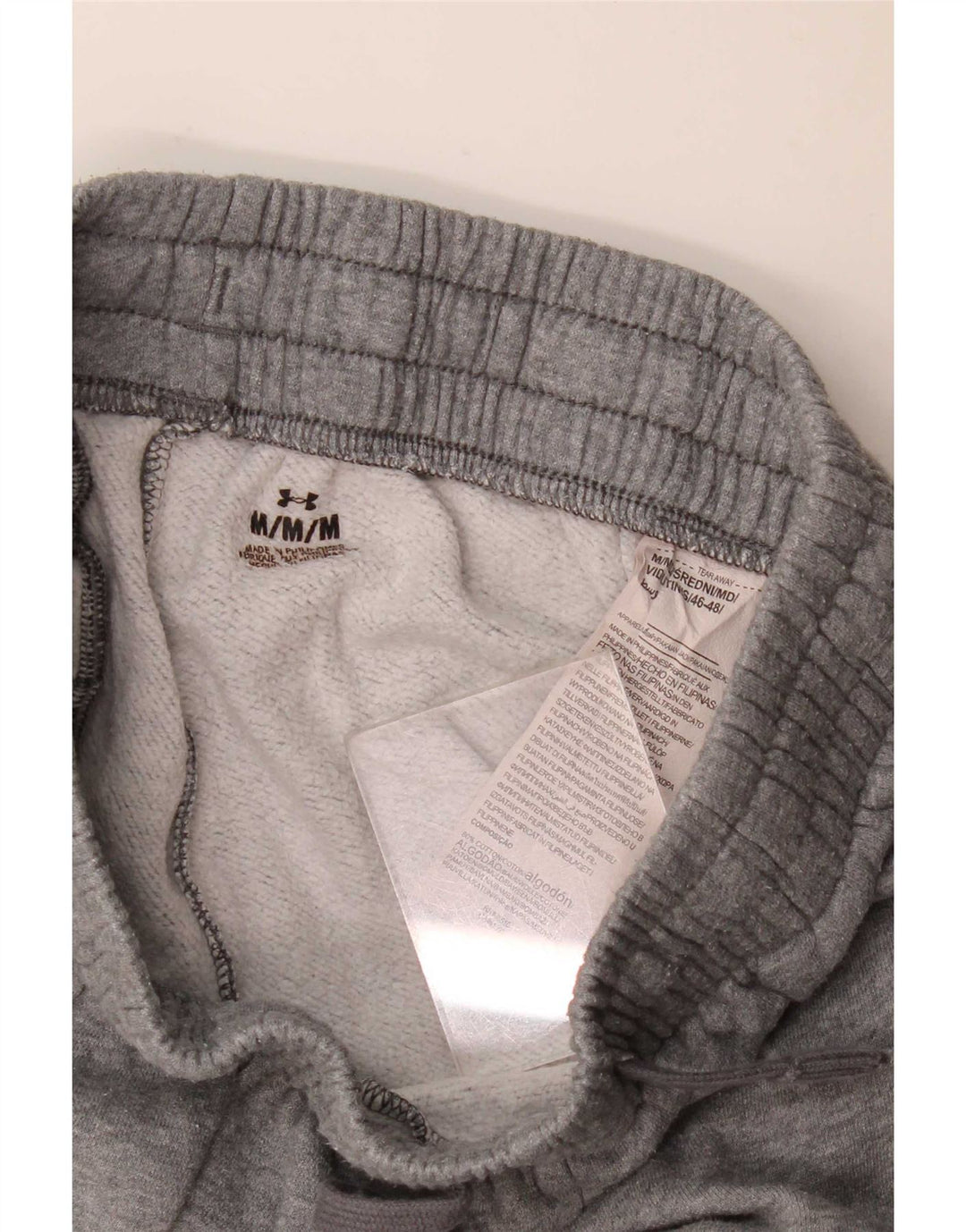 Pantaloni da tuta da uomo Under Armour Joggers in cotone grigio medio