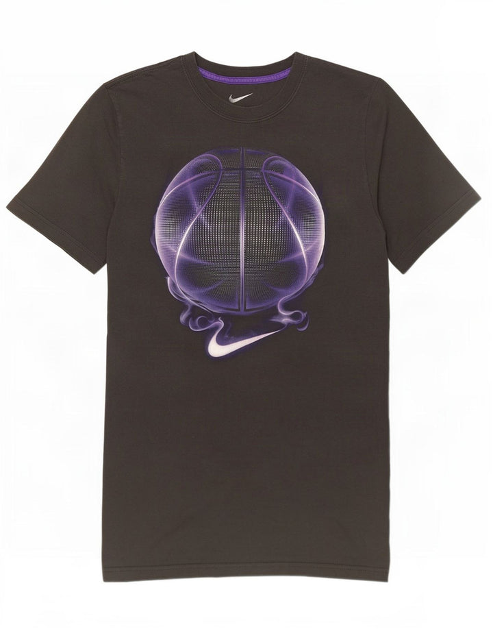 T-shirt grafica Nike da uomo con vestibilità standard, piccola, grigia
