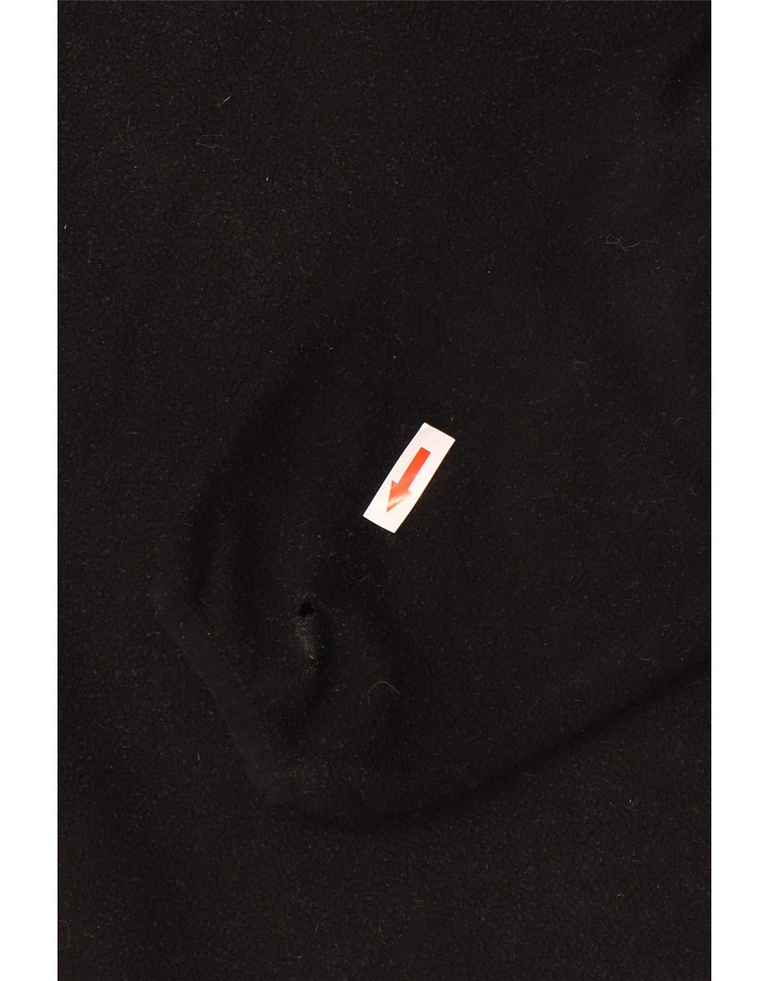 Maglione in pile da uomo Canterbury con collo con zip, poliestere nero medio