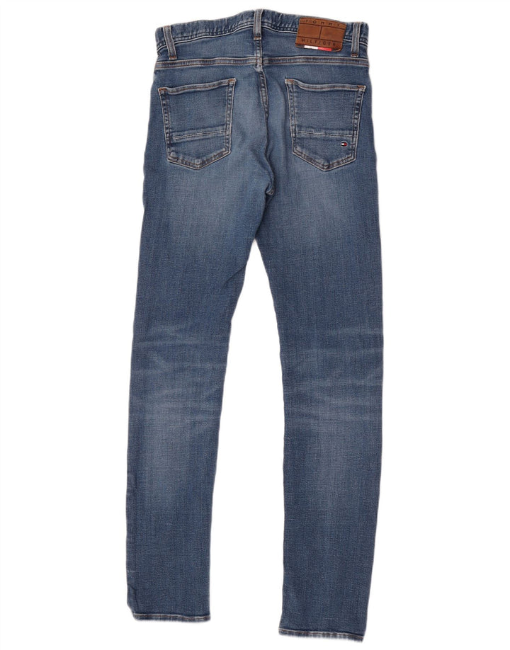 Tommy Hilfiger Donna Bleecker Slim Jeans W28 L32 Cotone Blu