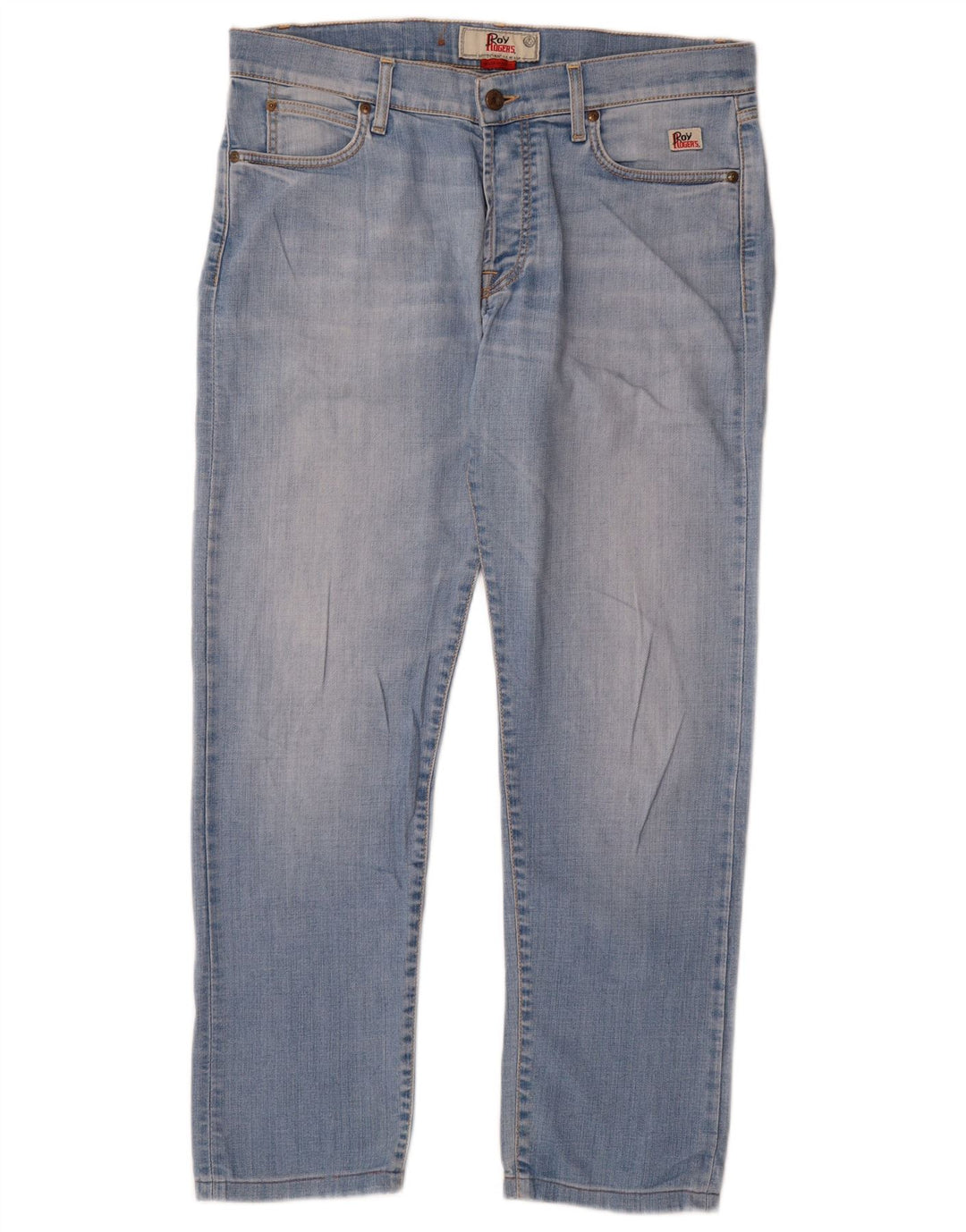Jeans dritti da uomo Roy Rogers W34 L30 cotone blu