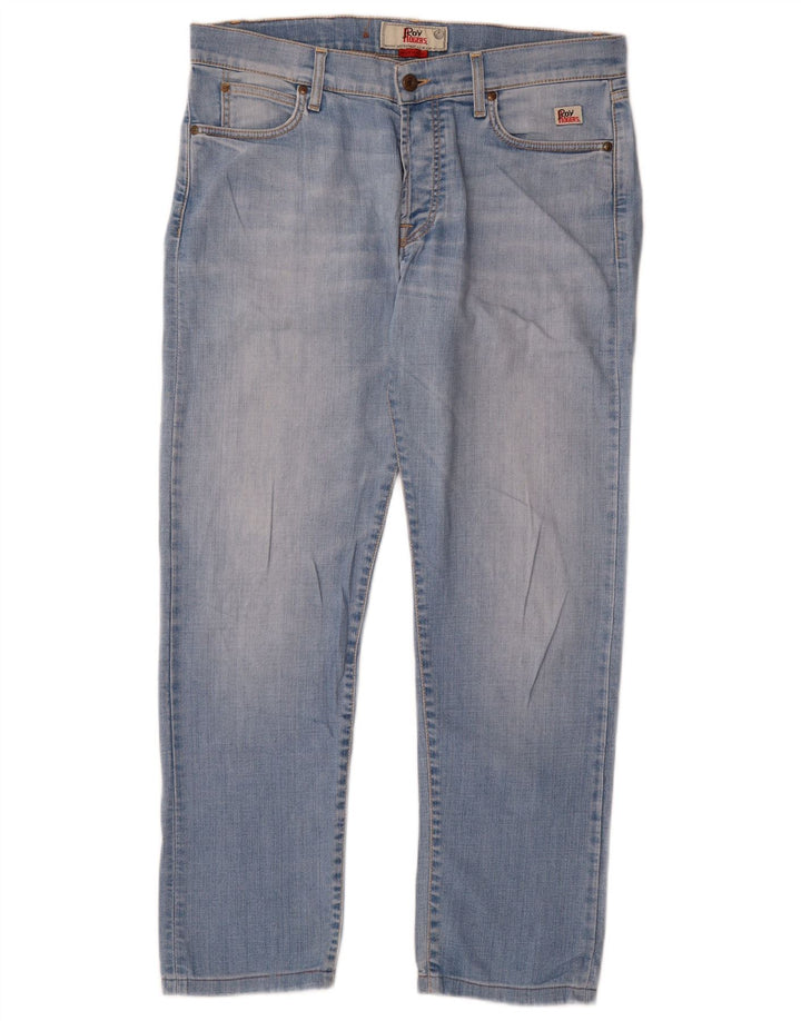 Jeans dritti da uomo Roy Rogers W34 L30 cotone blu