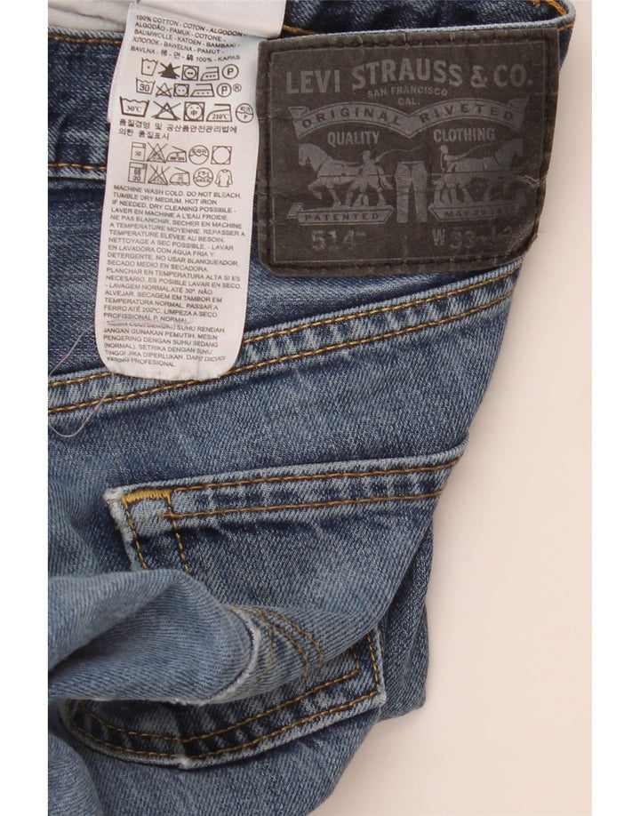 Levi's Uomo 514 Jeans dritti W33 L34 Cotone blu