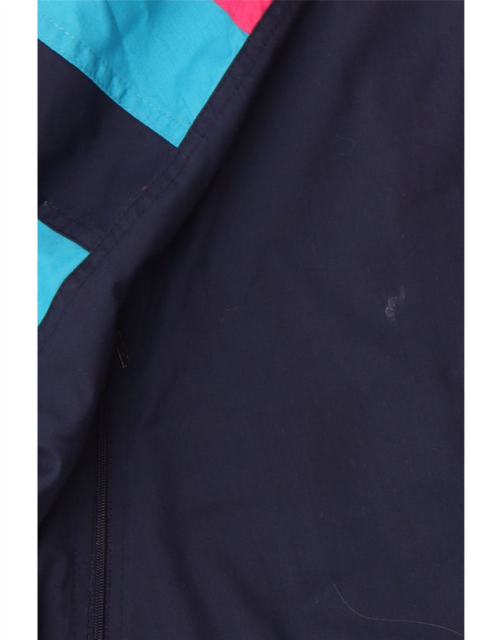 Giacca da tuta da uomo LEOPARD XL in poliestere color block blu navy