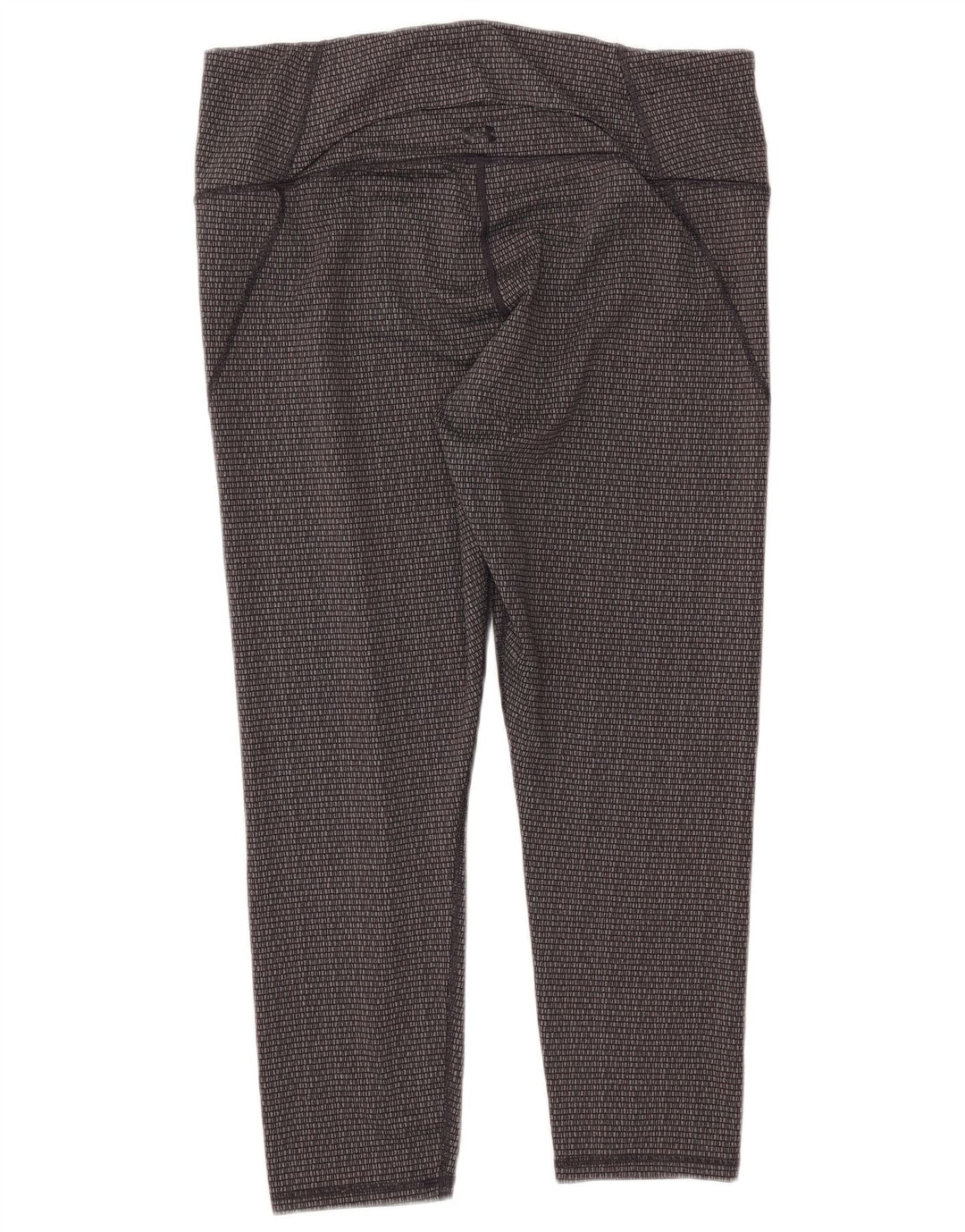 UNDER ARMOUR Leggings corti da donna slim fit UK 18 XL Grigio geometrico