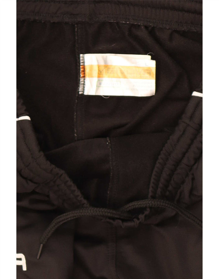 Pantaloni da tuta grafici da uomo Givova grandi in poliestere nero
