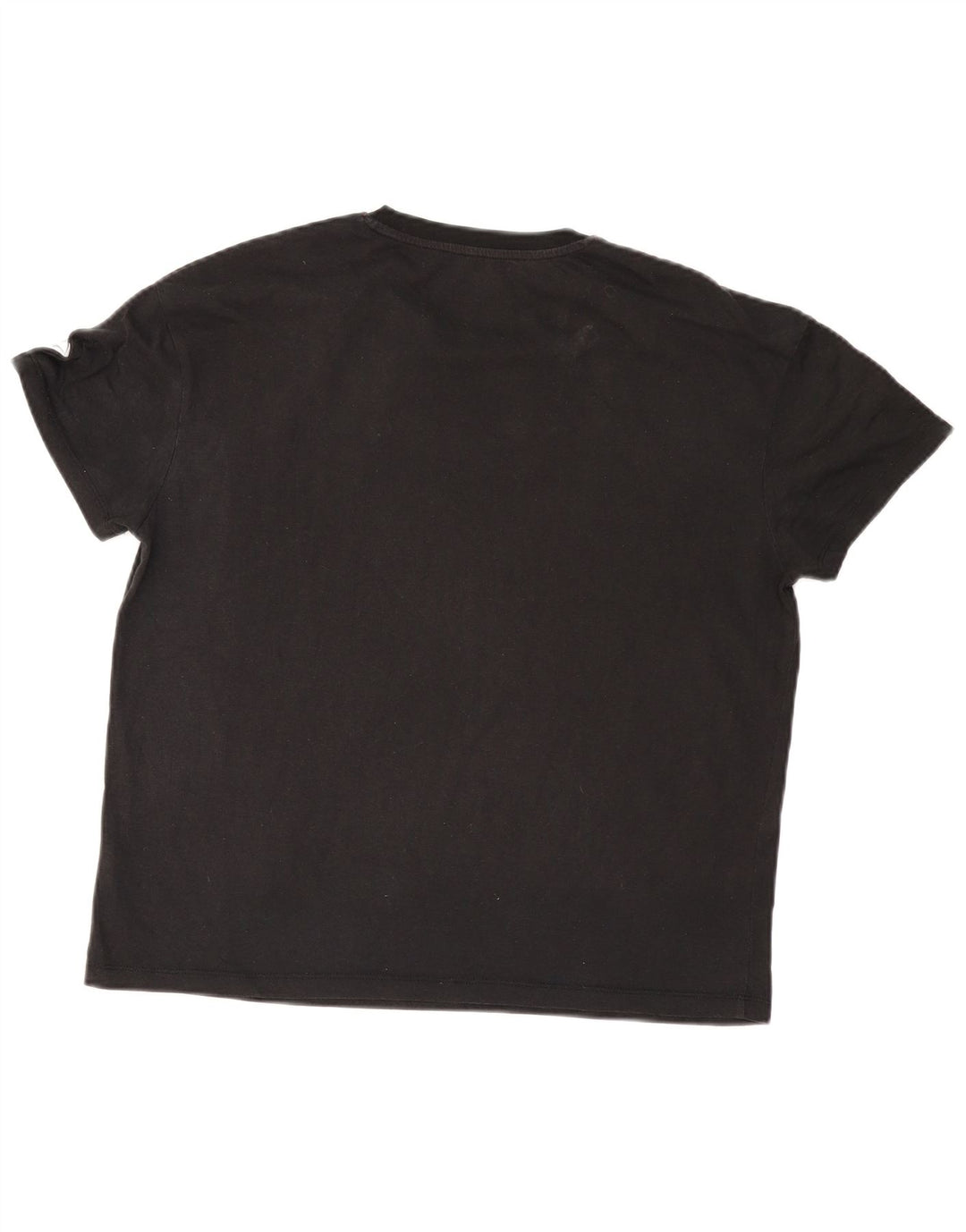 DIADORA T-shirt grafica da uomo Top in cotone color block medio nero