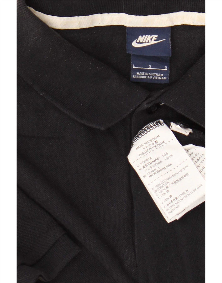Polo Nike da uomo grande in cotone blu navy