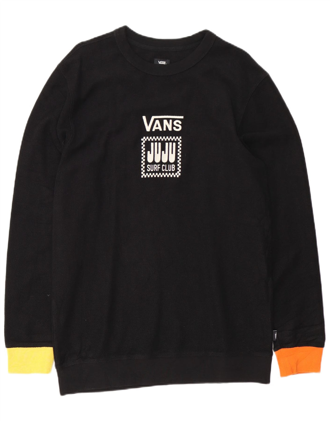 Felpa grafica da uomo Vans, maglione, cotone nero medio