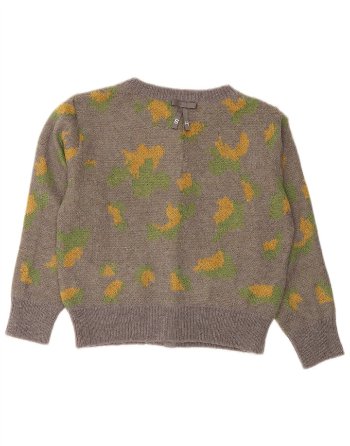 Maglione cardigan da donna con motivo astratto Silvian Heach UK 6 XS Grigio