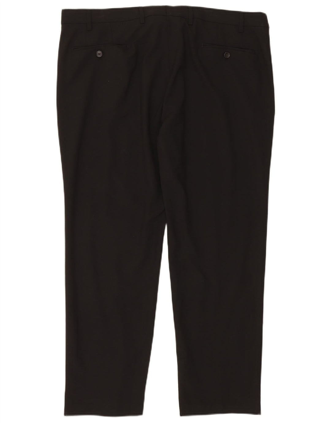 Pantaloni da abito dritti da uomo RALPH LAUREN W40 L29 poliestere nero