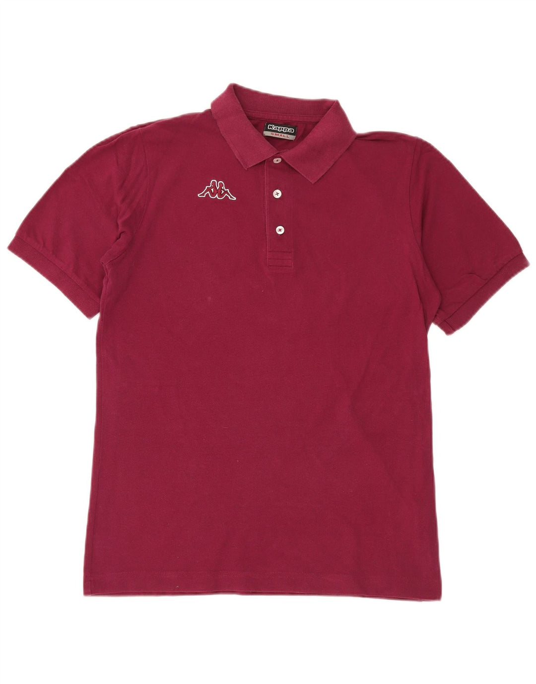 Polo Kappa Uomo Piccola Bordeaux In Cotone