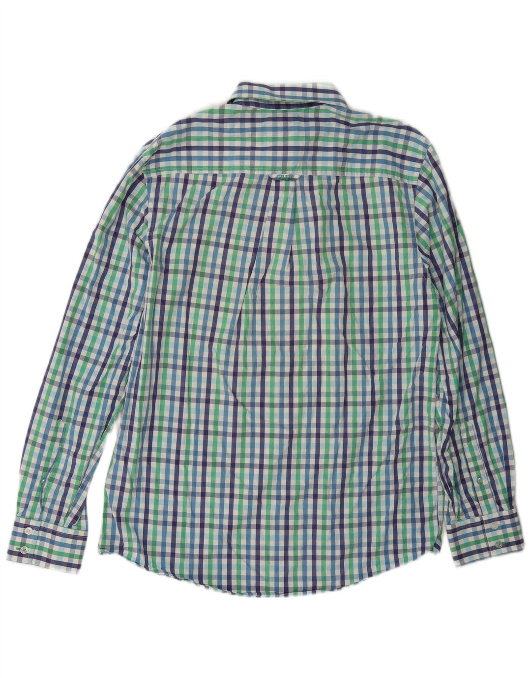 Crew Clothing Camicia da uomo dalla vestibilità classica, in cotone a quadretti multicolore medio