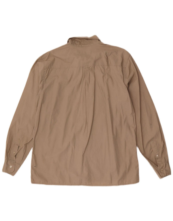 Camicia da uomo Lee XL in cotone beige
