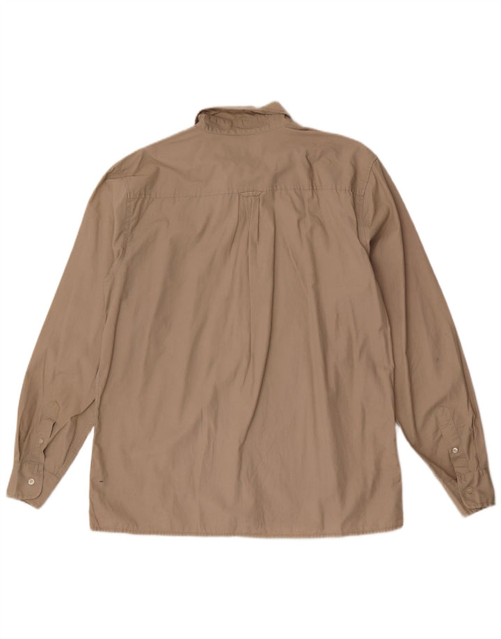 Camicia da uomo Lee XL in cotone beige