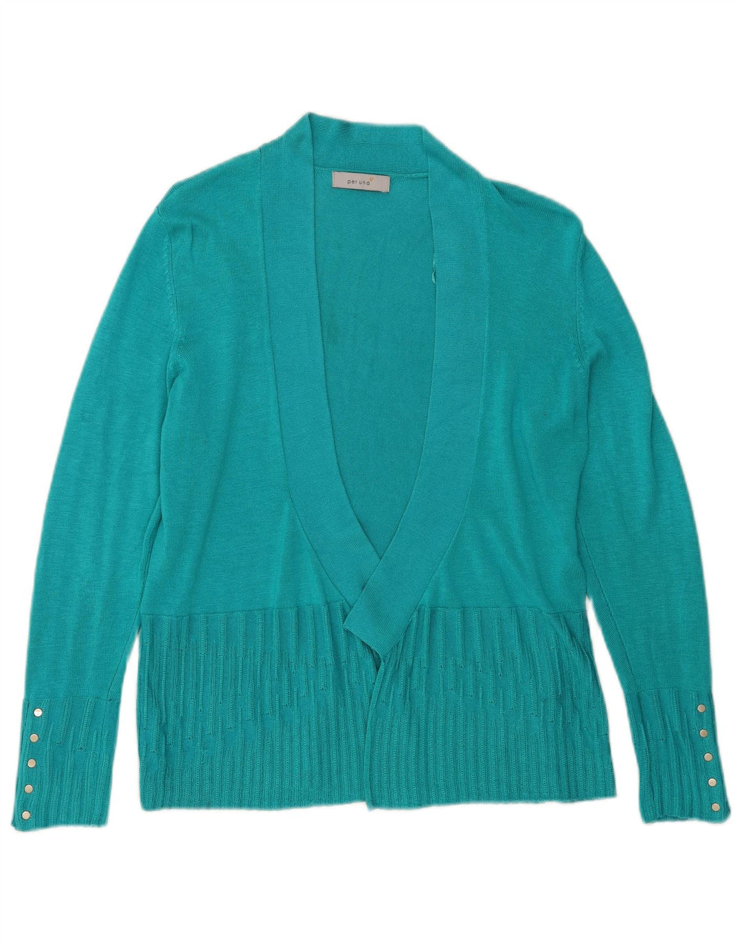 Maglione cardigan aperto Marks & Spencer da donna Per Una UK 14 grande turchese