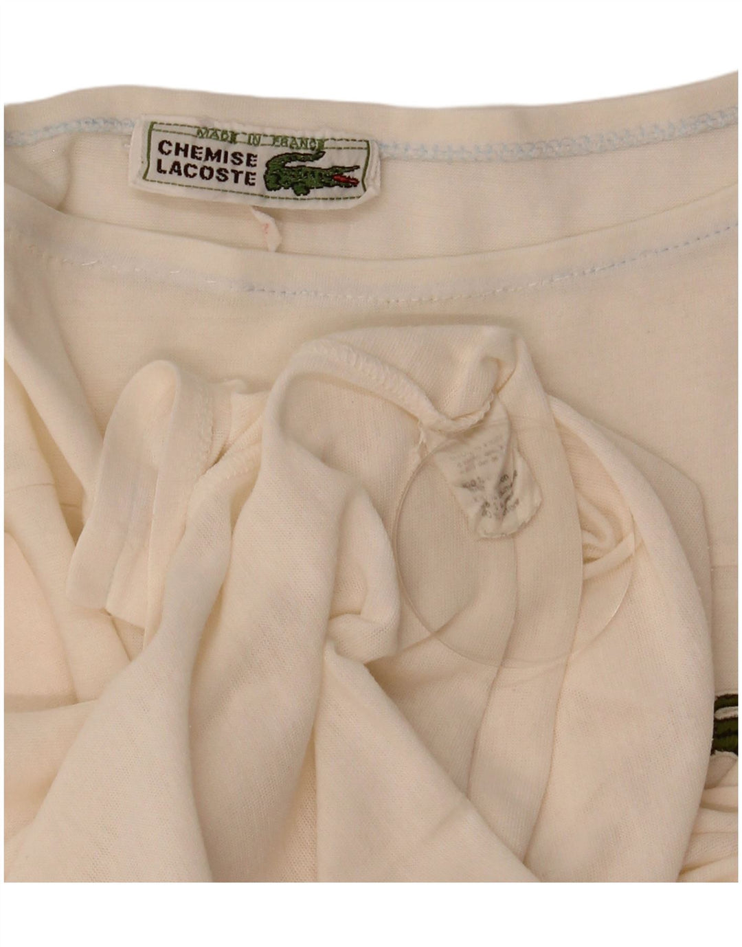 T-shirt da donna Lacoste taglia 44 grande in cotone bianco