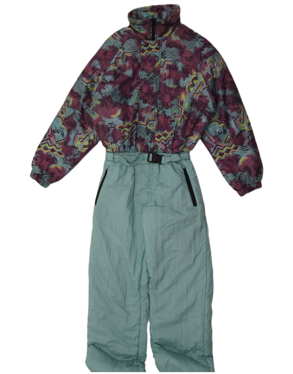 Tuta da sci da donna Brugi EU 46 XL Blu geometrica in poliammide