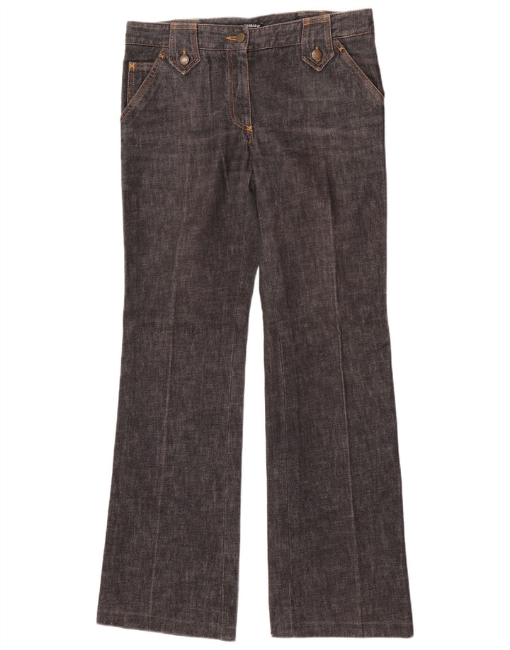 Jeans svasati da donna Dolce & Gabbana IT 44 medio W32 L33 cotone grigio