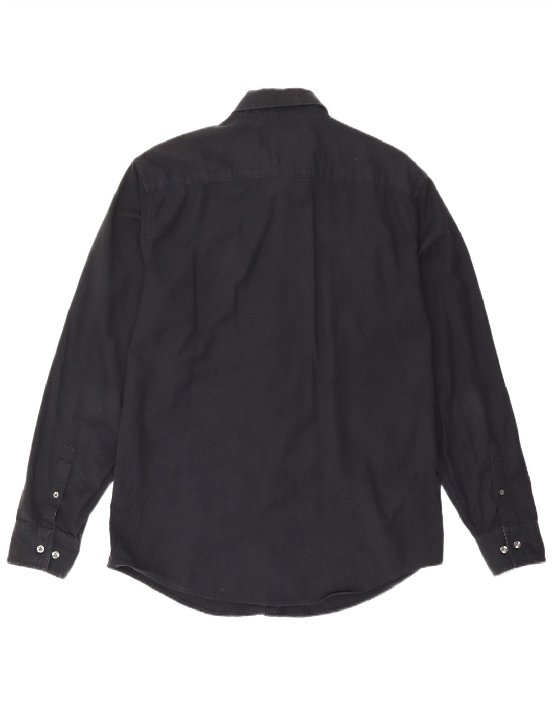Camicia da uomo Penguin in cotone nero medio