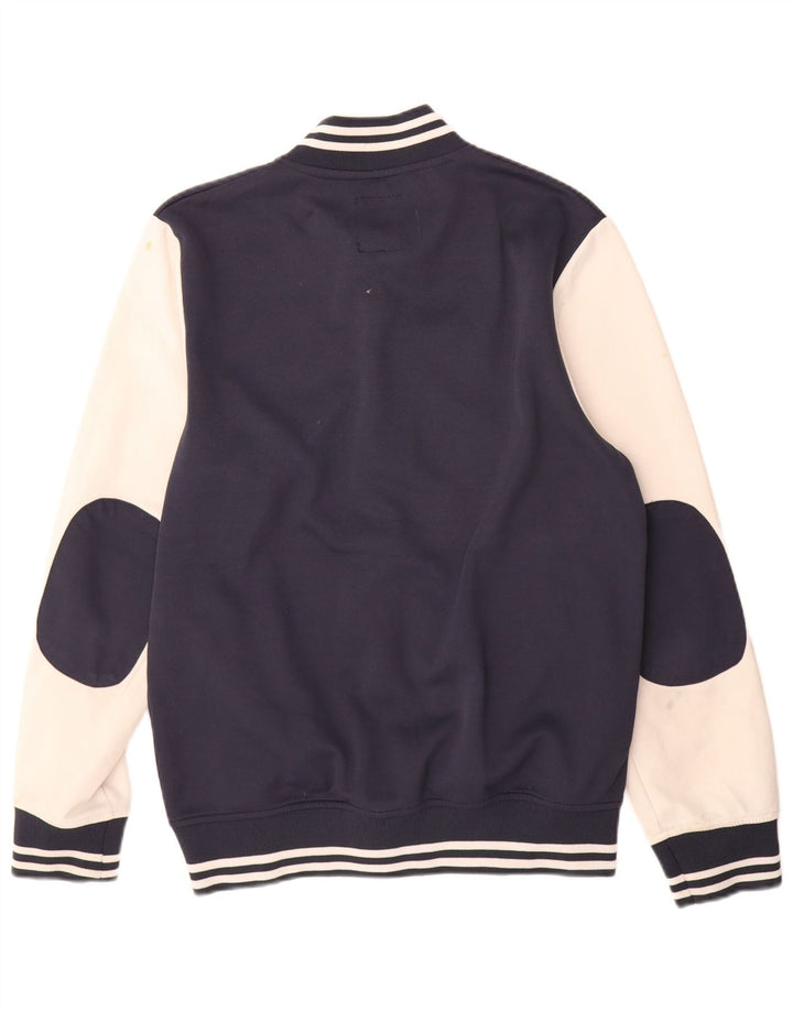 Jack & Jones Giacca grafica da uomo Varsity UK 40 Large Blu Navy Colourblock