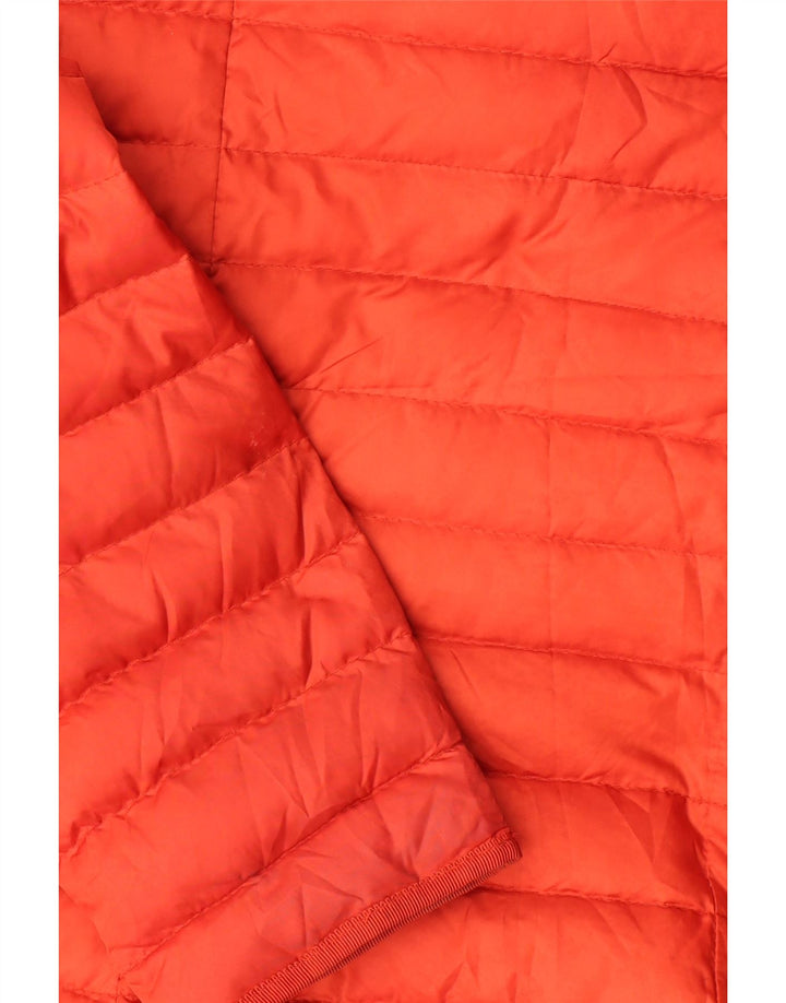 Giacca imbottita da donna Massimo Dutti UK 10 Small Arancione Poliestere