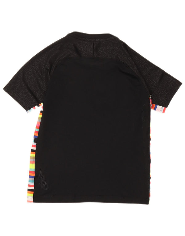 T-shirt grafica Nike da bambino, 8-9 anni, piccola, in poliestere a righe nere