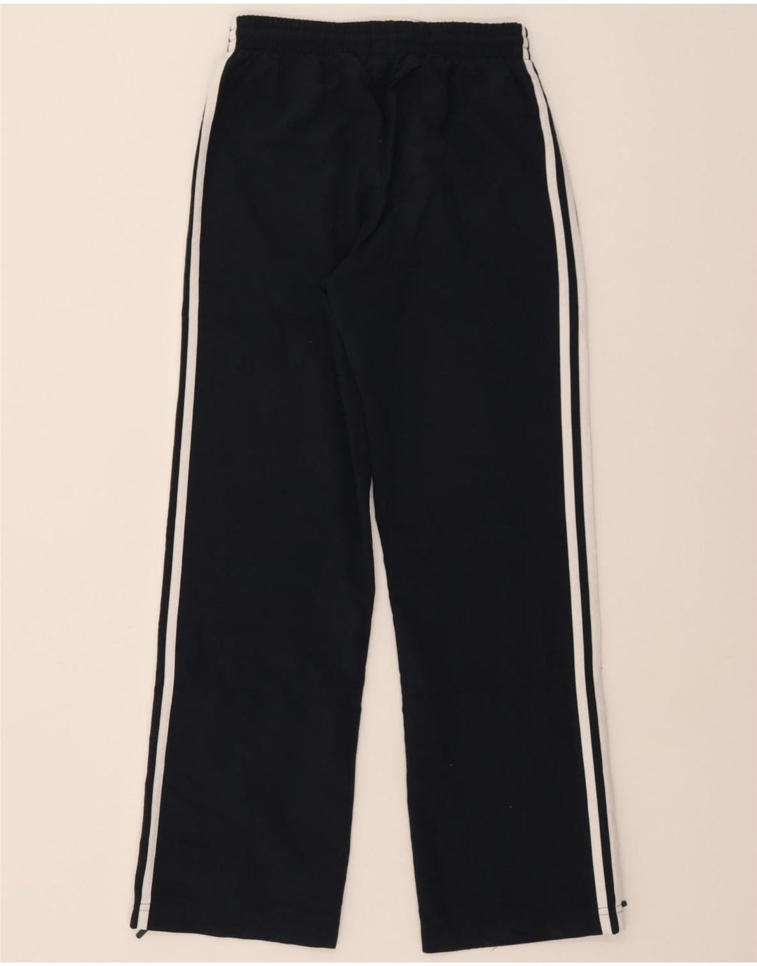 Pantaloni della tuta da ragazzo Adidas 11-12 anni in poliestere blu navy