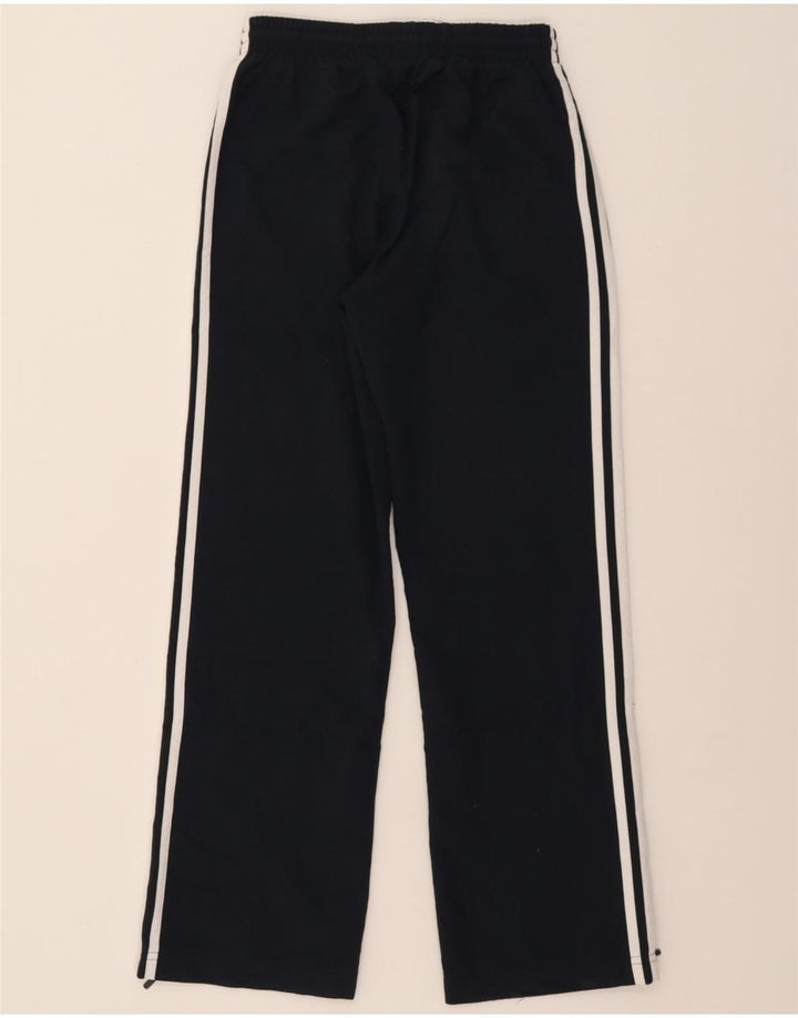 Pantaloni della tuta da ragazzo Adidas 11-12 anni in poliestere blu navy