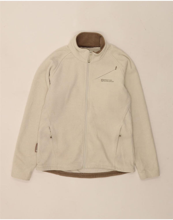 Giacca in pile da donna Mountain Warehouse UK 14 Poliestere bianco sporco medio