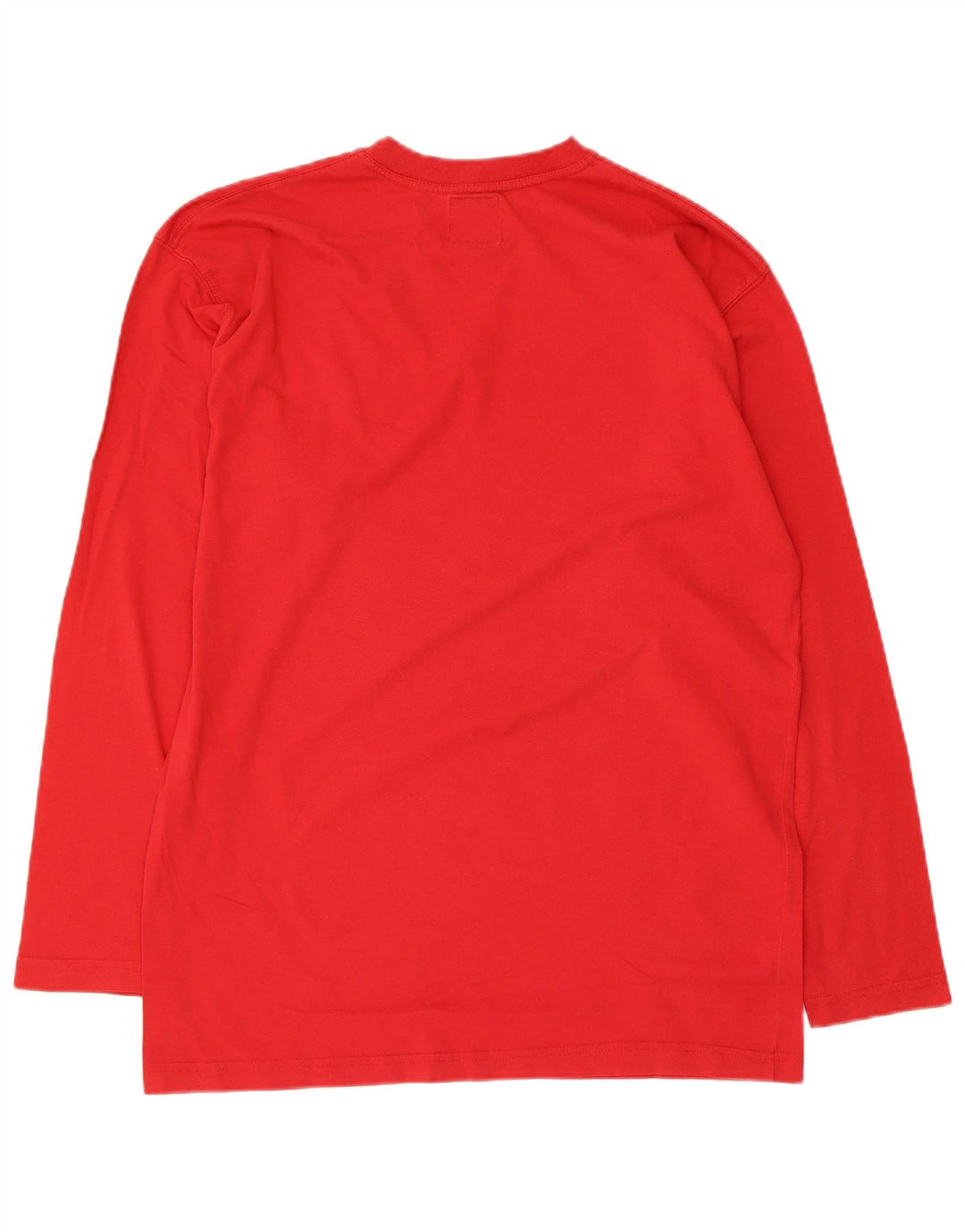 Replay Top da uomo a maniche lunghe in cotone rosso medio