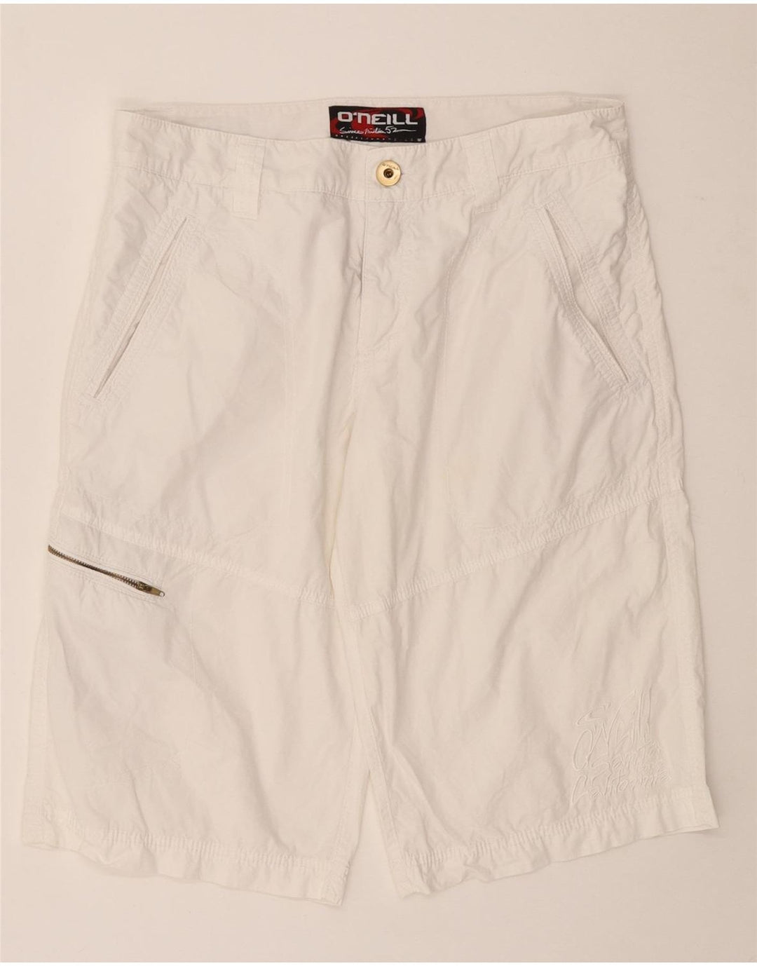 Bermuda da uomo O'Neill W30 cotone bianco medio