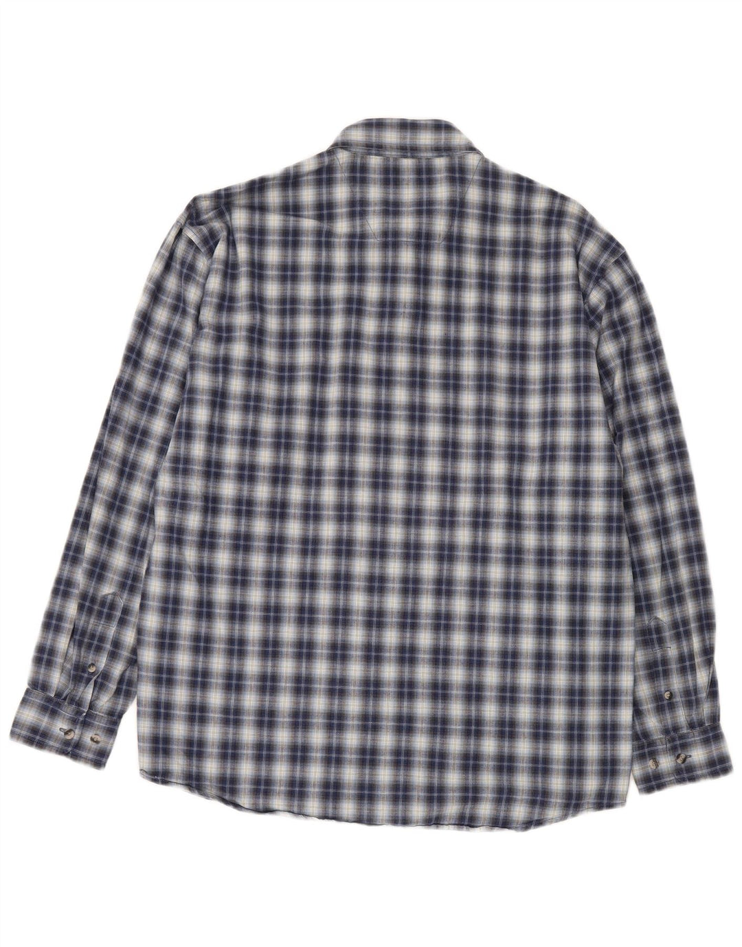 Camicia da uomo Wrangler XL in cotone a quadri blu