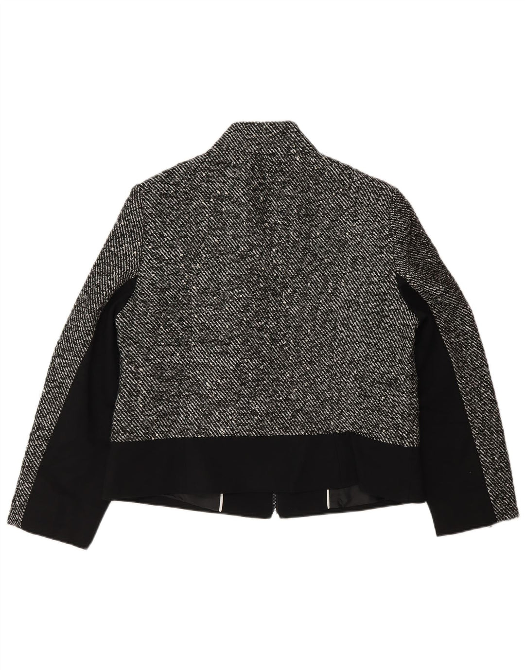 Giubbotto bomber da donna Marks & Spencer UK 14 grande poliestere chiazzato grigio