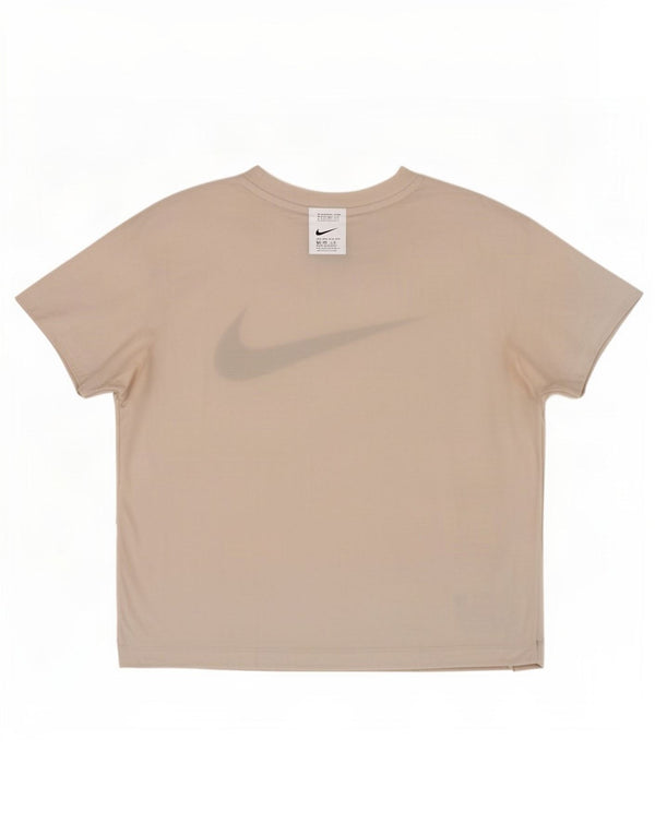 T-shirt grafica corta Nike da donna UK 16 grande bianca