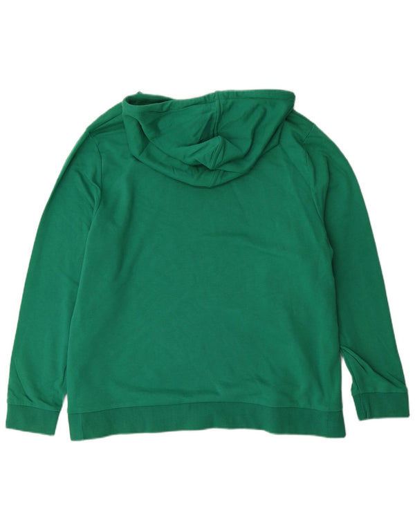 Maglione con cappuccio da donna Marks & Spencer UK 24 4XL cotone verde