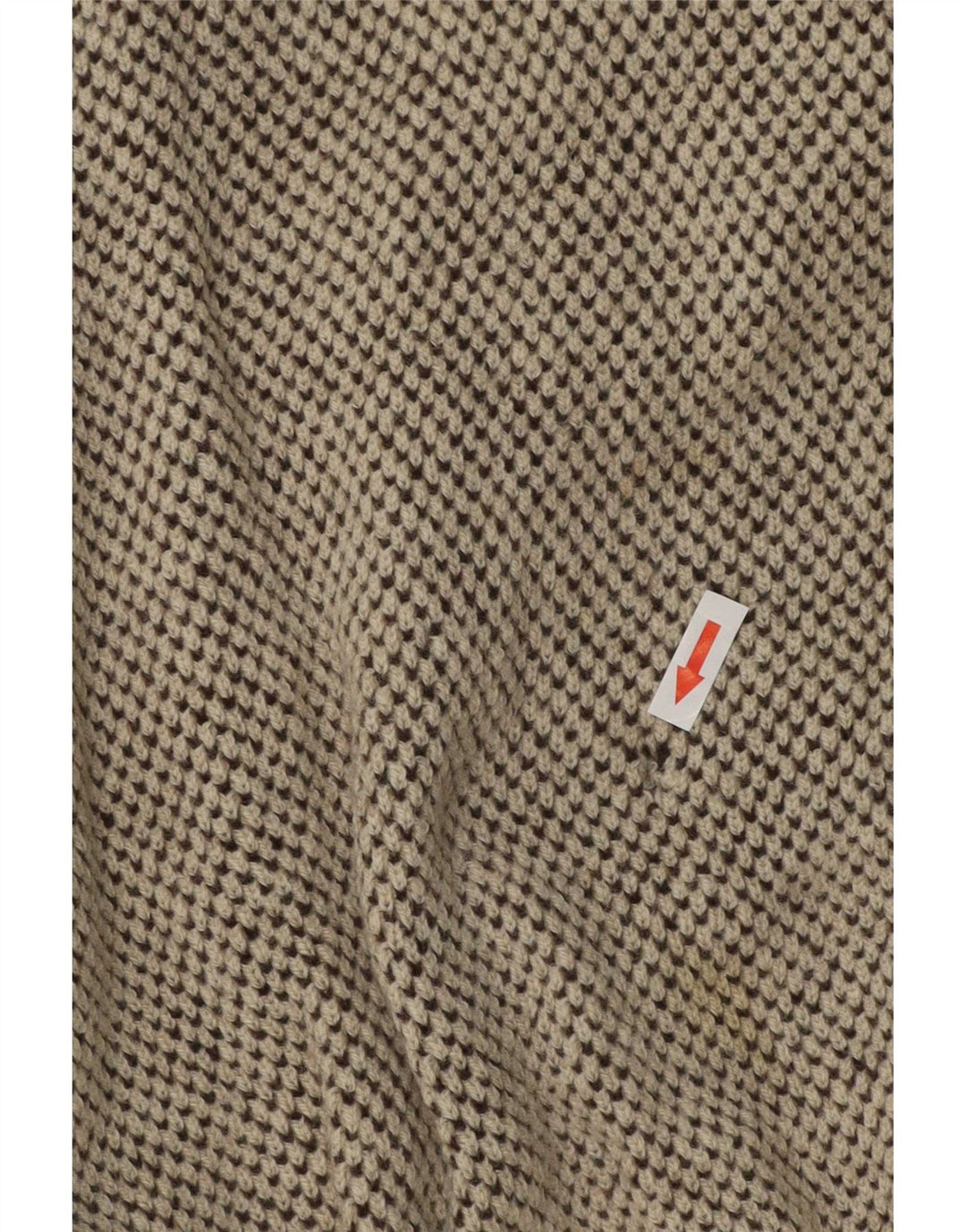 Maglione da uomo Bizzarro con collo a bottoni IT 48 Beige medio screziato