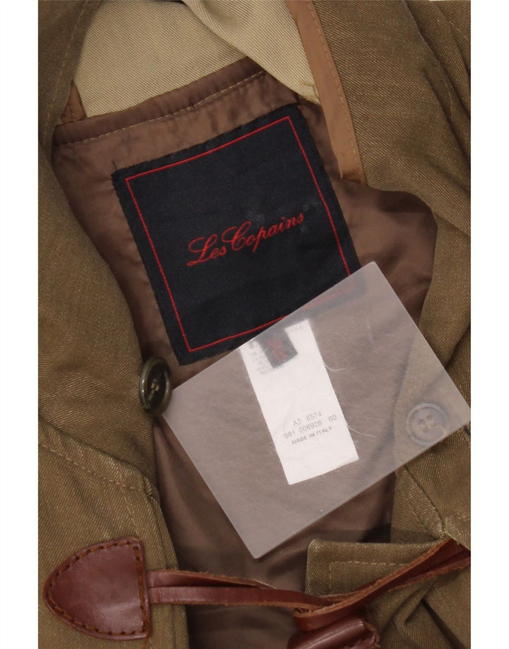 Montgomery con cappuccio da uomo Les Copains IT 50 Large in lana marrone