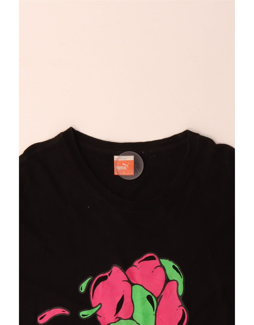 T-shirt grafica da uomo PUMA Top 2XL cotone nero