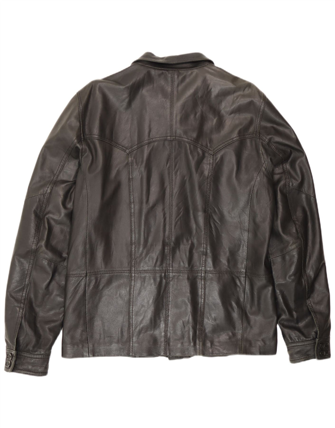 Giacca in pelle da uomo Zen IT 52 Large in pelle nera