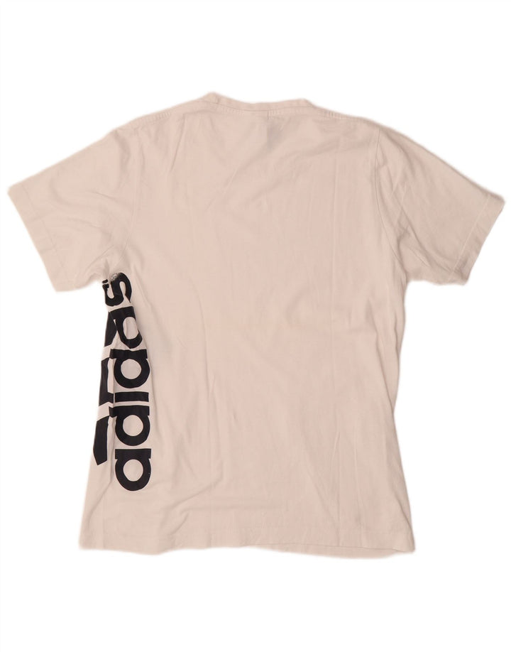 T-shirt grafica da uomo ADIDAS Top piccola bianca