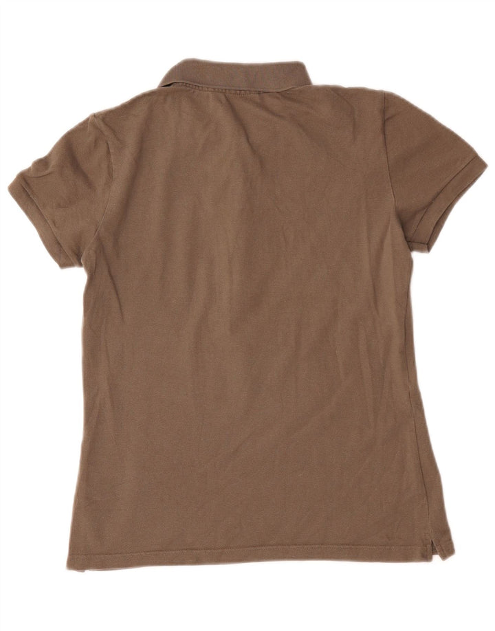 Polo da donna Lacoste taglia 42 grande marrone