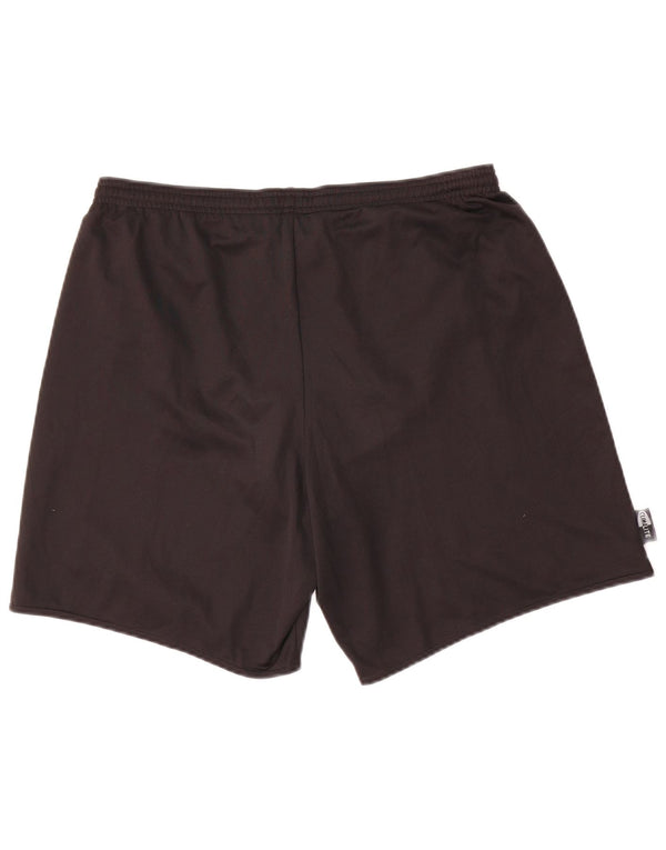 Pantaloncini sportivi Adidas Climalite da uomo medio poliestere nero