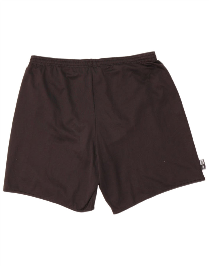 Pantaloncini sportivi Adidas Climalite da uomo medio poliestere nero